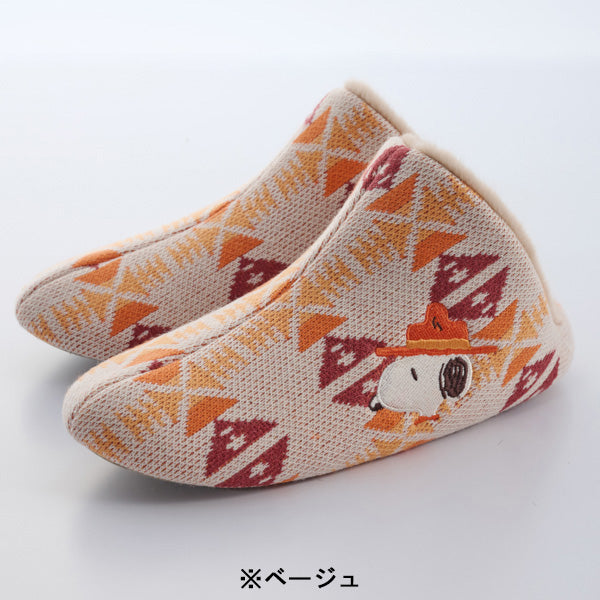 PEANUTS PENDLETON　ニットルームシューズ (ダイヤモンドピーク)
