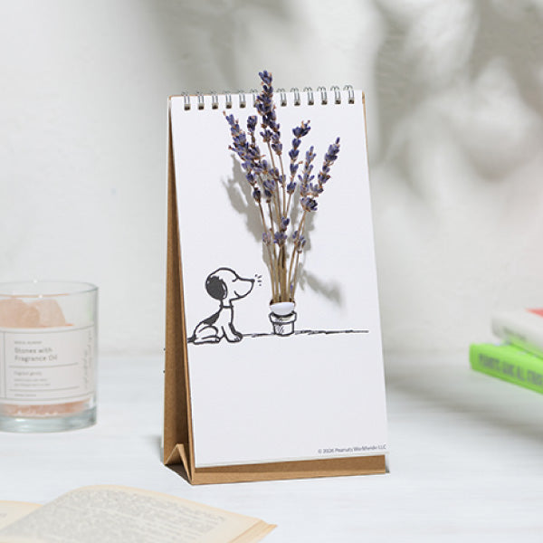 おかいものSNOOPYオリジナル】PEANUTS Flip Vase(スケッチブック型花瓶)