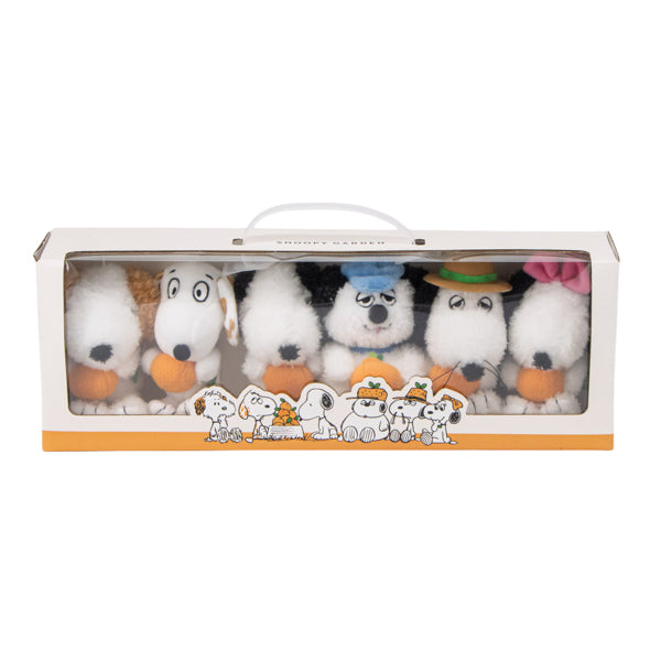 SNOOPY GARDEN ぬいぐるみキーリング (スヌーピーきょうだいとハンラボン/6体セット)