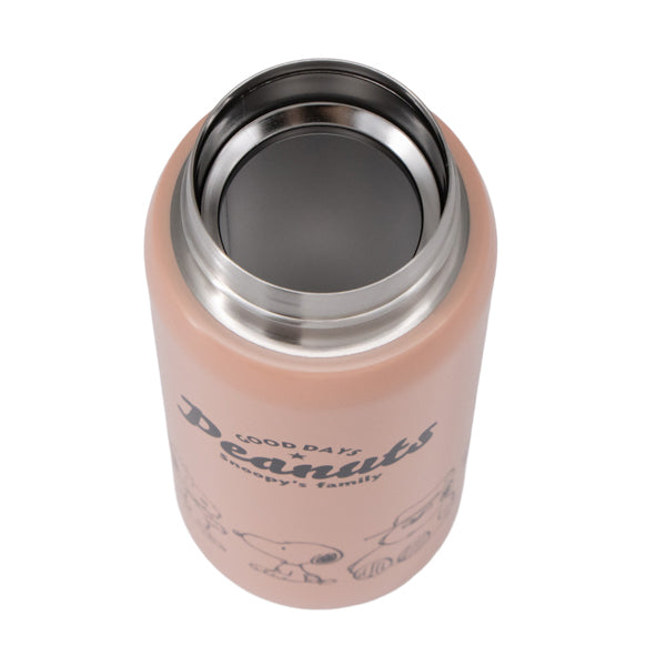 スヌーピー ワンプッシュステンレスボトル 350mL (cheerful mood)