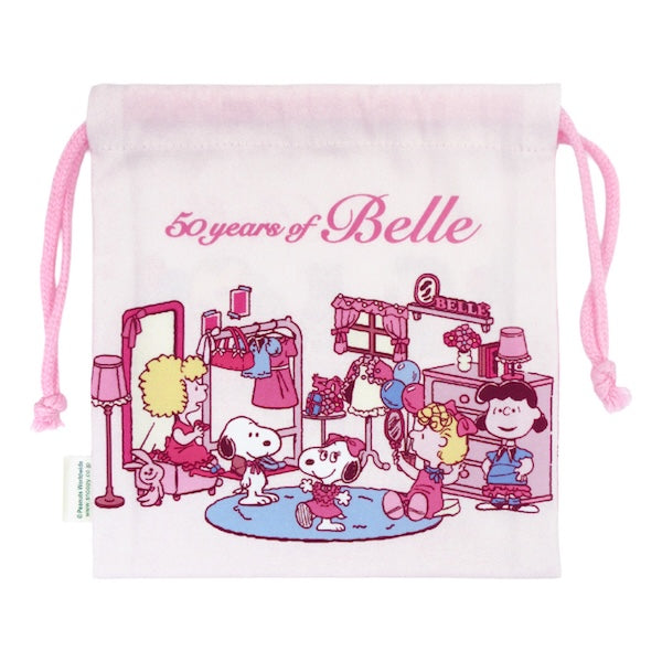 スヌーピー 巾着　(BELLE 50th)