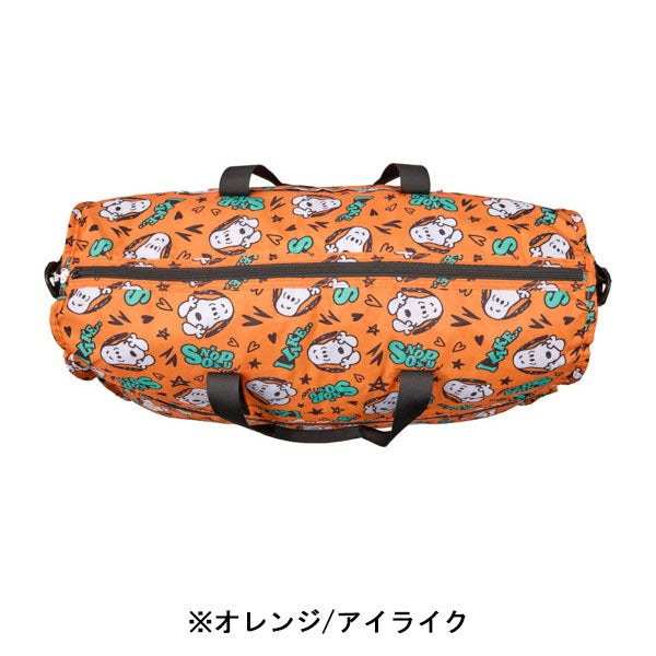 スヌーピー 折りたたみボストンバッグ（L）