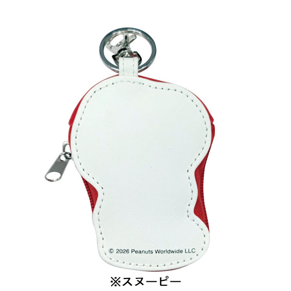 スヌーピー ダイカットコインケースキーホルダー
