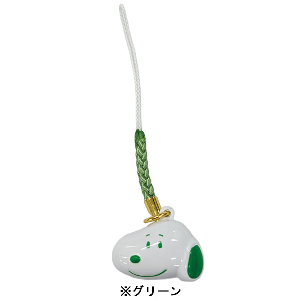 スヌーピー 顔鈴根付