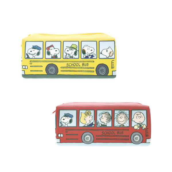 スヌーピー バス型ポーチ (SCHOOL BUS シリーズ)