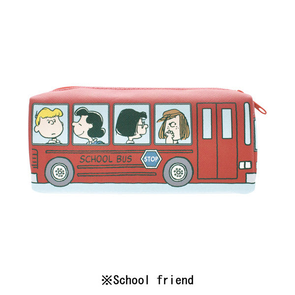 スヌーピー バス型ポーチ (SCHOOL BUS シリーズ)