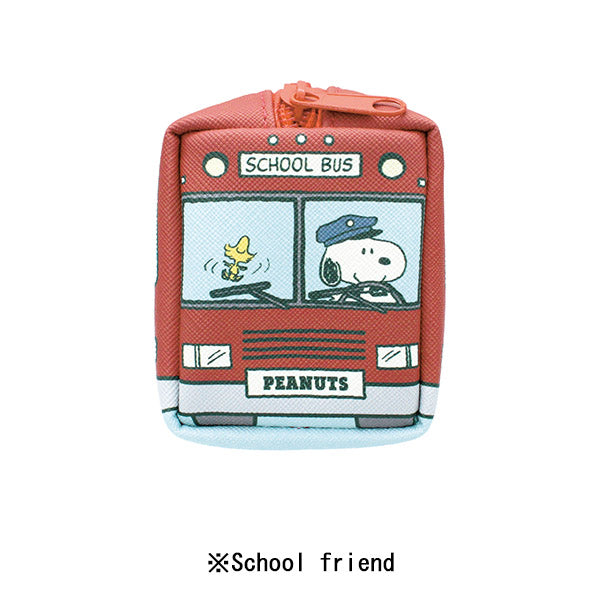 スヌーピー バス型ポーチ (SCHOOL BUS シリーズ)