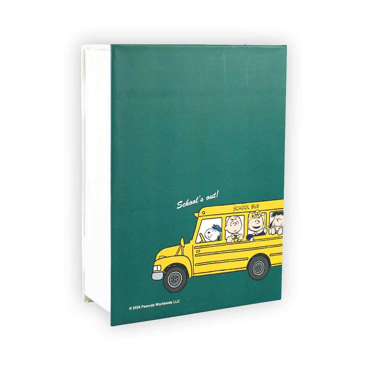 スヌーピー ブック型ボックス ショートワイド (SCHOOL BUS シリーズ)