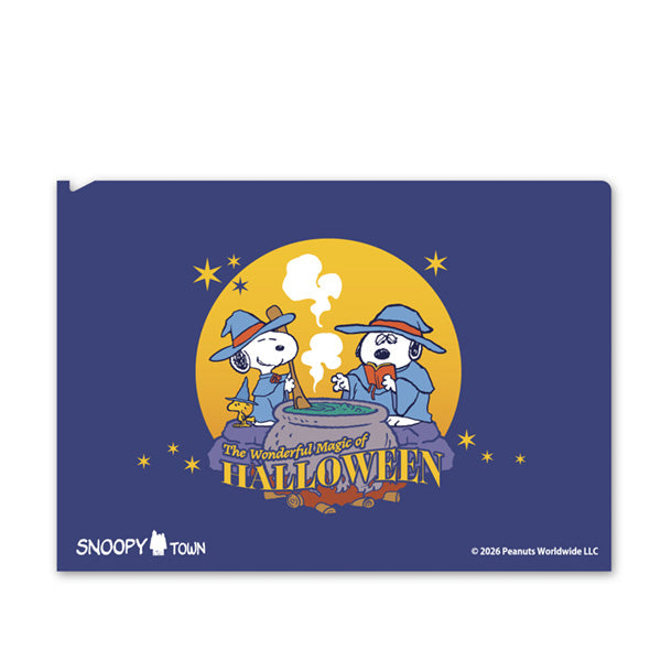 スヌーピー クリアファイルA5仕切り (MAGICAL HALLOWEEN)