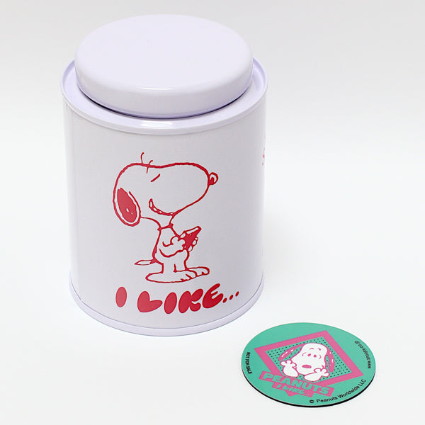 スヌーピー SNOOTEA （スヌーティー）ピーチティー PEANUTS I LIKEデザイン缶
