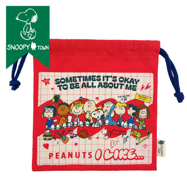 販路限定 スヌーピー 巾着M (PEANUTS I LIKE…)