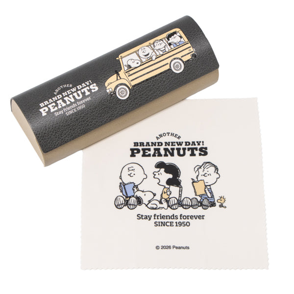 スヌーピー クロス付メガネケース (PEANUTS SCHOOL)