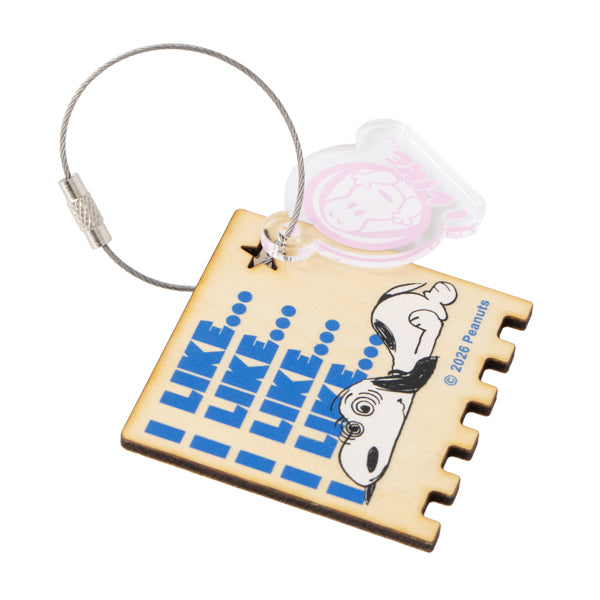 スヌーピー 木のオーナメント (I LIKE…)