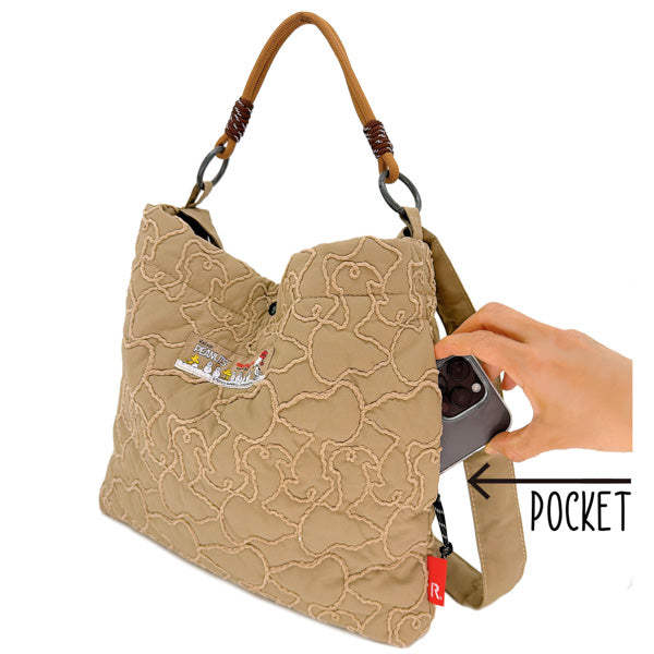 PEANUTS ROOTOTE スクエア2way キルト (1N)