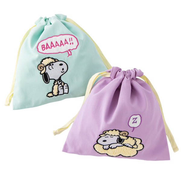 スヌーピー スクエア巾着 (SHEEPシリーズ)