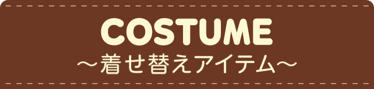 COSTUME 着せ替えアイテム