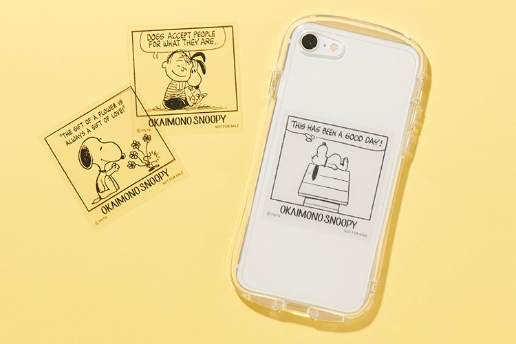おかいものSNOOPY オリジナルクリアステッカー