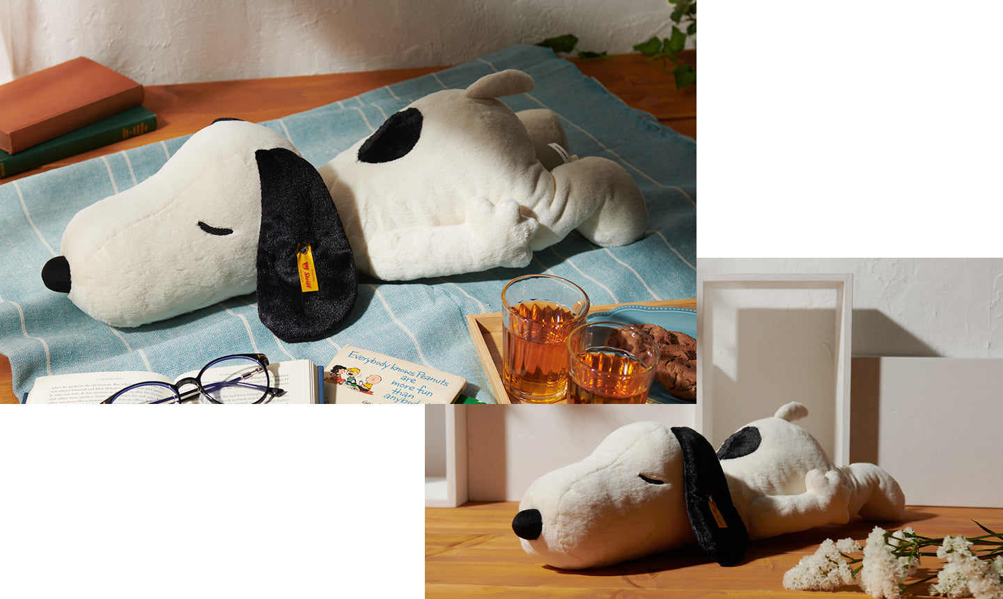 Steiff製 スヌーピーぬいぐるみストラップ Steiff ぬいぐるみ スヌーピー シュタイフ テディベア Snoopy