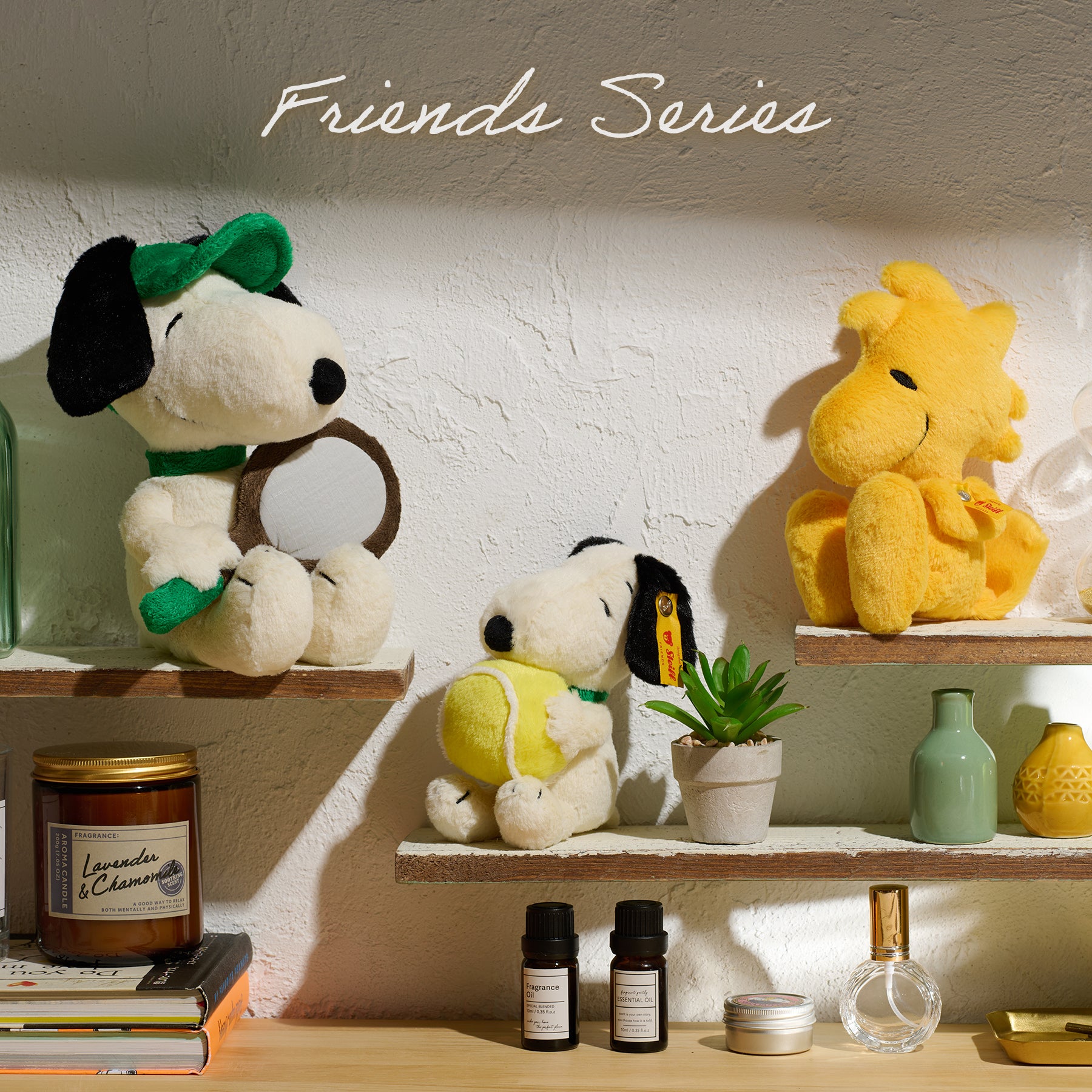 公式】Steiff／シュタイフのぬいぐるみ（おかいものSNOOPY）